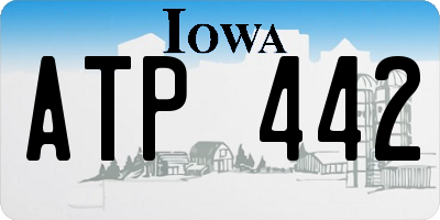 IA license plate ATP442