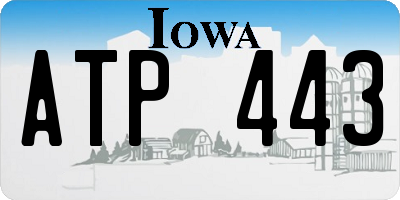 IA license plate ATP443