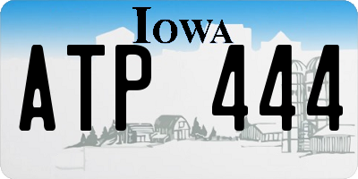IA license plate ATP444