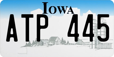 IA license plate ATP445
