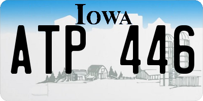 IA license plate ATP446
