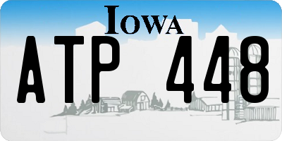 IA license plate ATP448