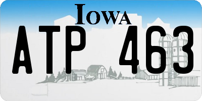 IA license plate ATP463