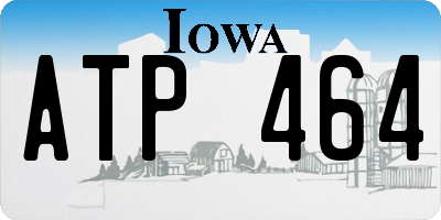 IA license plate ATP464