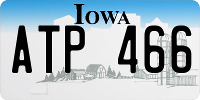 IA license plate ATP466