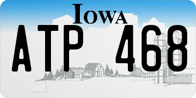 IA license plate ATP468