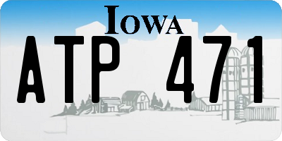 IA license plate ATP471