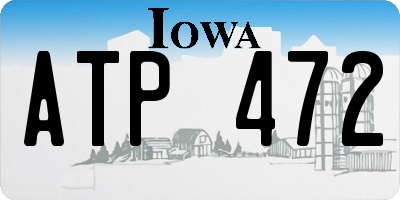IA license plate ATP472