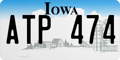 IA license plate ATP474