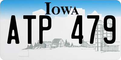 IA license plate ATP479