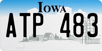 IA license plate ATP483