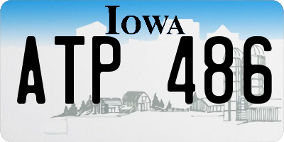 IA license plate ATP486