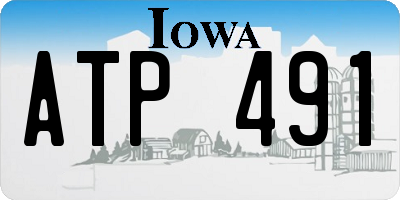 IA license plate ATP491