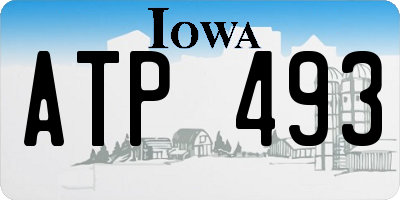 IA license plate ATP493