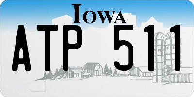 IA license plate ATP511