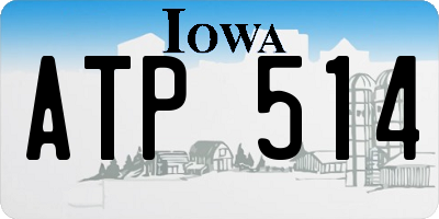 IA license plate ATP514