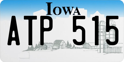 IA license plate ATP515