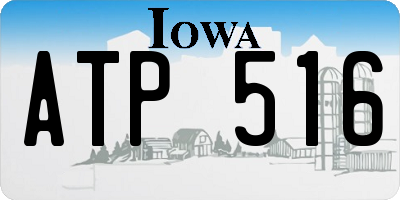 IA license plate ATP516
