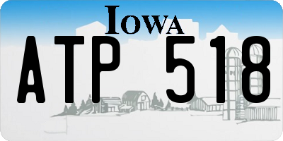 IA license plate ATP518