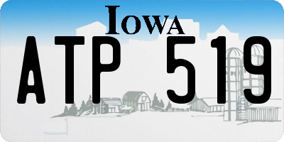 IA license plate ATP519