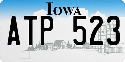 IA license plate ATP523
