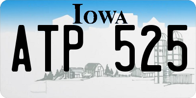 IA license plate ATP525