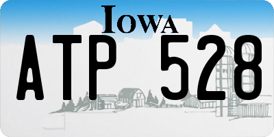 IA license plate ATP528