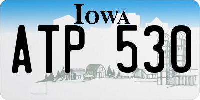 IA license plate ATP530