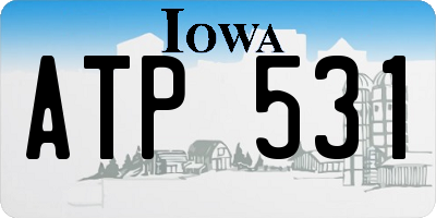 IA license plate ATP531