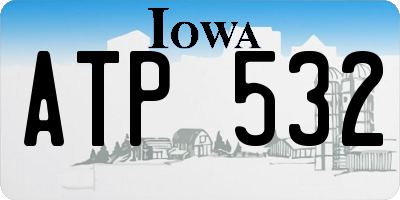 IA license plate ATP532
