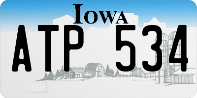 IA license plate ATP534