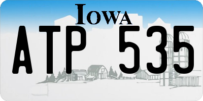 IA license plate ATP535