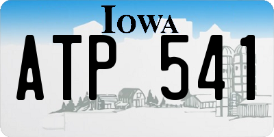 IA license plate ATP541
