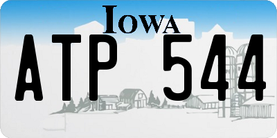 IA license plate ATP544