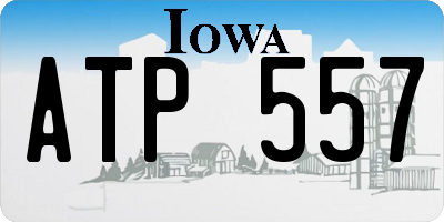 IA license plate ATP557