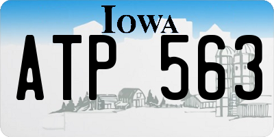 IA license plate ATP563