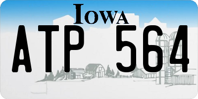 IA license plate ATP564