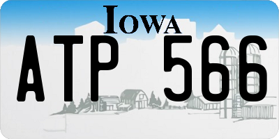 IA license plate ATP566