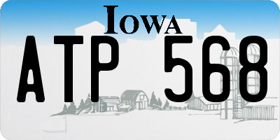 IA license plate ATP568