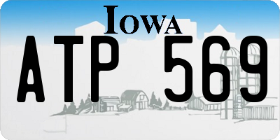 IA license plate ATP569