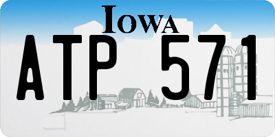 IA license plate ATP571