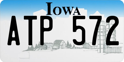 IA license plate ATP572