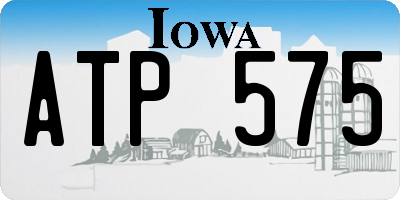IA license plate ATP575