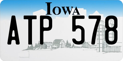 IA license plate ATP578
