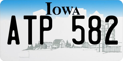 IA license plate ATP582