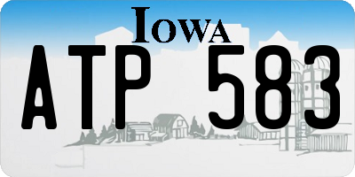 IA license plate ATP583