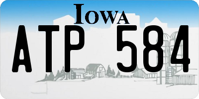 IA license plate ATP584