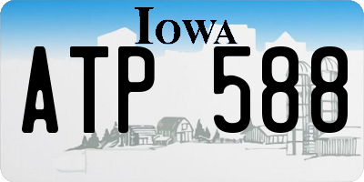 IA license plate ATP588