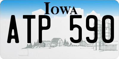 IA license plate ATP590