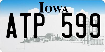 IA license plate ATP599